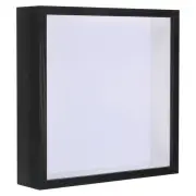 10x10 Shadow Box Frame Wood Dried Flower Display Stand Photo Frame Black