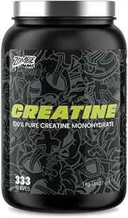 Zombie Labs Creatine Monohydrate 1kg Pure form 333 Serves
