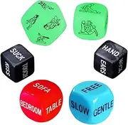 Valentines Day Date Night Gifts for Couples Naughty Dice for Her Him Boyfriend Girlfriend Anniversary Wedding Engagement Gifts for Wife Husband Bride Groom Love Decision Dice Christmas Birthday 12L48
