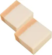 Ipetboom 2pcs Handmade Soap Soap Shampoo Bar Beige Honey