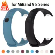 Silicone Strap for Xiaomi Mi Band 9 8 Strap NFC Sport Rubber Bracelet Wristband