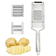 Multi-Purpose Vegetable Food Slicer Stainless Steel Grater Shredder Cutter-Style 1