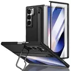 For Samsung Galaxy Z Fold 6/5/4/3 Shockproof PC Stand Case Screen Cover+Stylus
