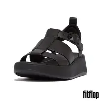 在飛比找Yahoo奇摩購物中心優惠-【FitFlop】F-MODE厚底皮革漁夫涼鞋-女(黑色)