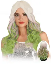 Deluxe Long Curly Ombre Costume Wig