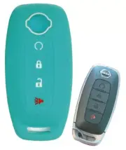 Keyless Entry Key Fob Rubber Cover for Nissan Remote Kicks Rogue 2025 2024