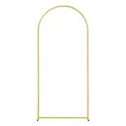 Gold Metal Wedding Arch Backdrop Stand Set - 3-Piece for Elegant Events
