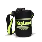 Glow in Dark 5L Mini Keg Neoprene Keg Jacket with Pocket Shoulder Strap Black