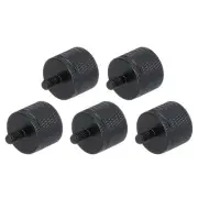5Pcs Mic Stand Adapter 1/4 Female to M4 Male Thread Screw Adapter Aluminum