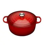 【巧藝廚房用品專賣店】LE CREUSET 典藏鑄鐵圓鍋18CM 鋼頭 櫻桃紅 特價4580元