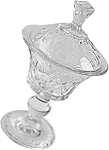 Alipis Glass Footed Bowl Appetizer Cups Ice Cream Cups Yogurt Cups Salad Cup Ramekin Sauce Dipping Bowl Candy Dish with Parfait Cup Trifle Tasters Bowl Fruit Bowl Dessert Cups Transparent