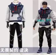VALORANT ISO Cosplay Costume Outfits Halloween Roleplaying Uniform Coat Full Set