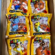 Nintendo Super Mario 3D Land ITOEN Drink Keychain Figures Rare Promo 2012