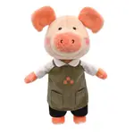 NICI 圍裙制服小豬威比坐姿玩偶/ 20CM 誠品購入