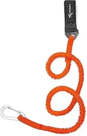 Adjustable Paddle/ Fishing Rod/ Leash with Carabiner for Kayak SUP Gear Accessories Safety Lanyard