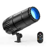 20W Pinspot Light with Remote,RGBWYP+Cyan LED Beam Spot Lights,Ultra Bright M...