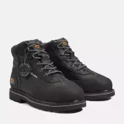Timberland Pro Size 12M Black Internal Met Guard 6" Work Boots Steel Toe P18-1