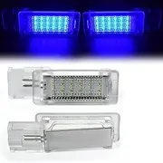 Pexorin 2Pcs LED Footwell Light Luggage Compartment Glove Box Lamps, for VW, for Golf, for POLO, for Passat, for Tiguan, for Jetta, for Caddy, UP T5 T6, for Touareg, for Scirocco Car Footwell Light(
