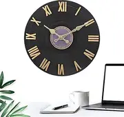 Outdoor Clock | Decorative Round Clock with Roman Numeral,Classic Accurate Clock for Home, Bathroom, Kitchen, Bedroom, School, Living Room, Easy to Read