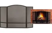 Decofire Design 3 Panel Folding Fireplace Fire Place Screen Guard Safety Barrier