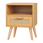 ALFORDSON Bedside Table Scandinavian Rattan
