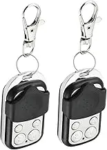 2024 1 Pair 12V Code 4 Button Gate Garage Opener Remote Wireless Control Up to 100 Meters