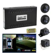 12V Bird View Car Parking Assist Kit 4 Backup Camera DVR Recorder Multi-Screen (for: MG)