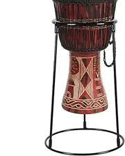 African Drum Stand,Carbon Steel Multipurpose African Drum Stand | Percussion Standing Support, Stable Instrument Holder for Home, Studio