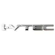 I-VTEC Letter Auto Emblem Badge Car Stickers Decals for Honda Civic Odyssey mengxi Silver