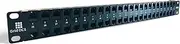 48 Port High Density 1U Patch Panel UTP with Inline Keystone CAT6 Coupler (Populated)