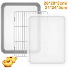 Baking Tray with Rack and Lid Stainless Steel Oven Trays with Rack toDuS