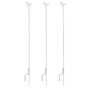 Giantz 20x Electric Fence Pigtail Posts Steel Tape Fencing