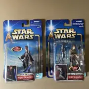 Star Wars Anakin Skywalker, Luke Skywalker Action Figure 2002 Hasbro- 2 Figures