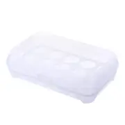 15 Grid Refrigerator Egg Storage Box Plastic Egg Fresh-Keeping Case Holder with