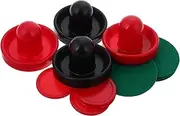 POPETPOP 1 Set Portable Tabletop Air Hockey Game Pusher and Safe for Compact Design for Home Entertainment Includes and for Enhanced Gameplay
