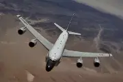 USAF RC-135 Reconnaissance Aircraft Wood Model Free Shipping