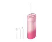 pink Electric Oral Teeth Cleaner Scaler for Stains Tartar Removal Dental Flosser Oral Irrigator Dental Water Jet Flosser Teeth Care