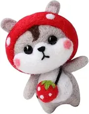 SEWACC DIY Needle Felting Kit Plush Doll Material Package for Beginners Boys and Set