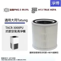 在飛比找蝦皮商城優惠-適用Tatung 大同 TACR-3000PU 抗敏空氣清淨