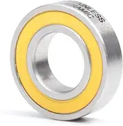 6901-2RS Stainless Bearing 12 * 24 * 6 Mm (1 PC) ABEC-3 6901 RS Bicycle Hub Front Rear Hubs Wheel 12 24 6 Ceramic Balls Bearings