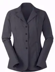 Kerrits Stretch Competitor Koat 4-Snap Peppercorn gray XS NWT