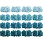 Bulky Mixed Color Loop Yarn for Finger Knitting & Crocheting,Blue Gradient So...