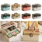 Foldable Medicine Box Large Capacity Cosmetic Storage Box First Aid Kit Home