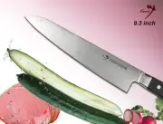 Japanese VG10 Steel Gyuto Chef's knife 9.3" Slicer Polishing Blade Full-Tang