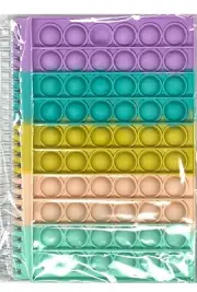 Pop it Fidget Spiral Notebook