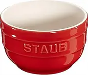 STAUB Ceramics Prep Bowl Set, 2-Piece, Cherry
