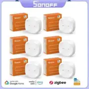 1-5PCS SONOFF SNZB-05P Zigbee3.0 Water Leak Sensor Leaking and Dripping Detectio