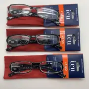 "3 PAIR" R122 ICU 7406000 2t +1.50 Eyewear Readers Reading Glasses