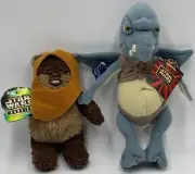 Star Wars Wicket The Ewok and Watto Plush Figures BUDDIES