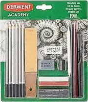 Derwent Academy Graphite Sketching Set, Set of 12, Starter Kit, 6B-H Degrees, 2300365